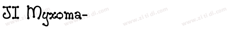 JI Myxoma字体转换